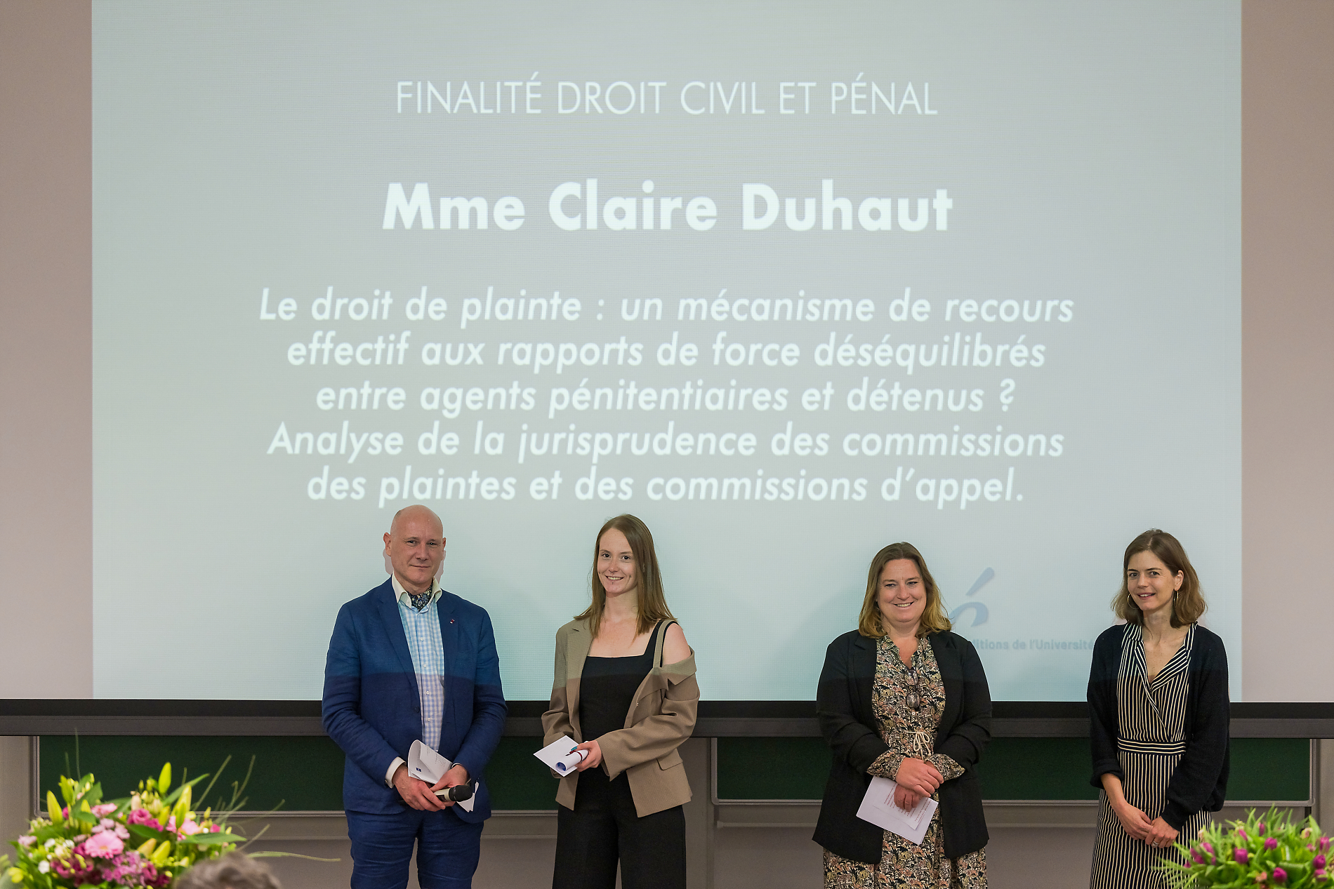 Prix TFE - Droit civil et pénal