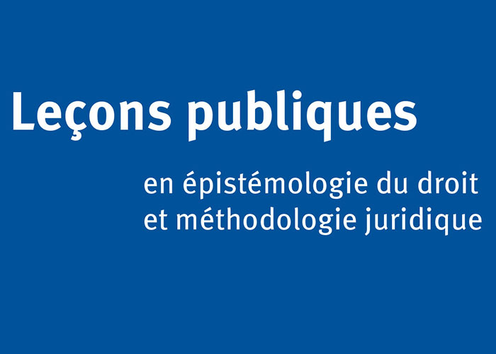 Leçons publiques - Epistémologie