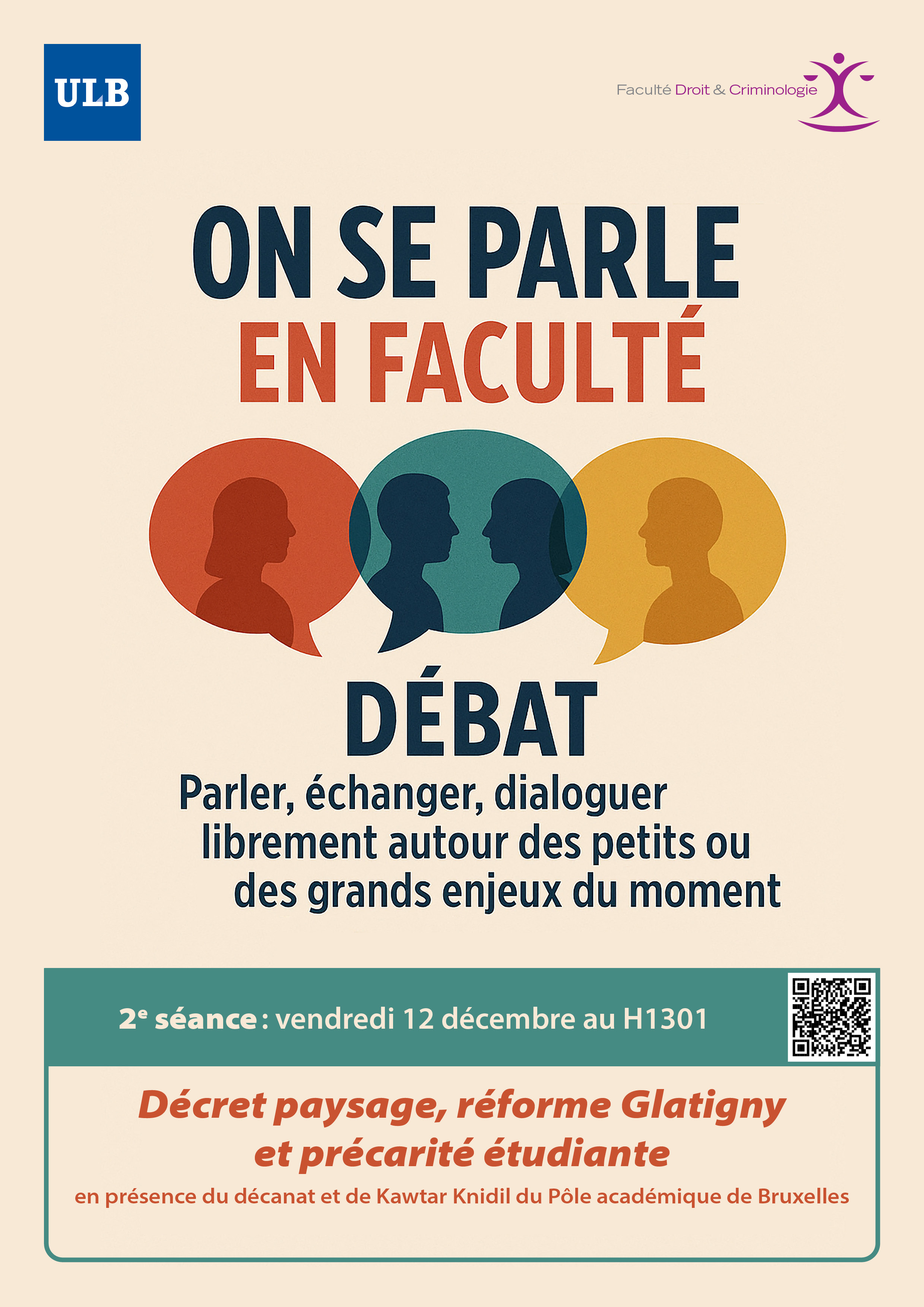 Affiche "On se Parle en Faculté"